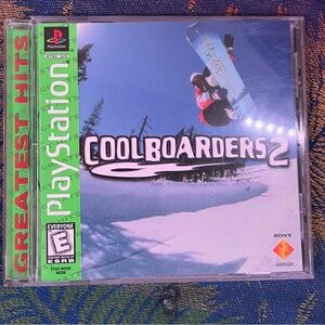 Cool Boarders 2 Greatest Hits PS1 Complete CIB E-Rated Snowboard Classic